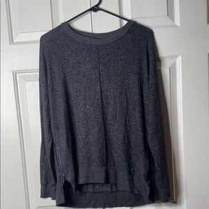 Hippie Rose Charcoal Crew Neck Sweater